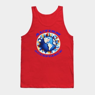 Autism Acceptance Circle Tank Top